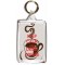 Keep Calm and Drink Coffee - Double Sided - Large Keyring