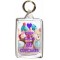Keep Calm and Eat Cupcakes - Double Sided - Large Keyring