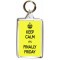 Keep Calm It's Finally Friday - Double Sided - Large Keyring