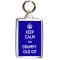 Keep Calm You Grumpy Old Git - Double Sided - Large Keyring