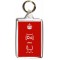 Owl - Double Sided - Large Keyring 