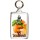 Keep Calm and Eat Tangerines - Double Sided - Large Keyring