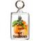 Keep Calm and Eat Tangerines - Double Sided - Large Keyring