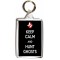 Keep Calm and Hunt Ghosts - Double Sided - Large Keyring