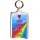 Keep Calm and Love Life - Double Sided - Large Keyring