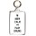 Keep Calm and Play Drums - Double Sided - Large Keyring