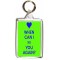 When Can I See you Again? - Double Sided - Large Keyring