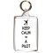 Keep Calm I'm a Pilot - Double Sided - Large Keyring