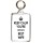 Keep Calm You're Britain's Best Wife - Double Sided - Large Keyring