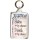 Sisters by Chance Friends by Choice - Double Sided - Large Keyring