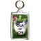 Keep Calm and Love Chickens - Double Sided - Large Keyring