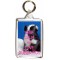 Keep Calm and Love Guinea Pigs - Double Sided - Large Keyring