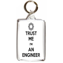 Trust Me I'm an Engineer - Double Sided - Large Keyring