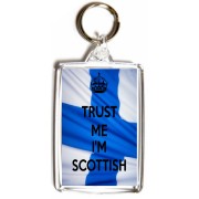 Trust Me I'm Scottish - Double Sided - Large Keyring