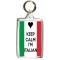 Keep Calm I'm Italian - Double Sided - Large Keyring