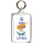 Keep Calm and Love Cyprus - Double Sided - Large Keyring