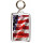 Keep Calm and Love America - Double Sided - Large Keyring