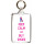 Keep Calm and Buy Shoes - Double Sided - Large Keyring