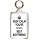 Keep Calm You're Britain's Best Boyfriend - Double Sided - Large Keyring