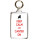 Keep Calm and Canter On - Double Sided - Large Keyring