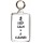Keep Calm I'm a Cleaner - Double Sided - Large Keyring