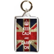 Keep Calm and Carry On - Medium Keyring