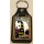 Keep Calm and Hug a Panda - Oblong Medallion Keyring