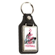 Keep Calm and Play Football - Oblong Medallion Keyring