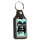 Keep Calm and Love Your Black Labrador - Oblong Medallion Keyring