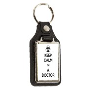 Keep Calm I'm a Doctor - Oblong Medallion Keyring