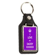 I Love My Daddy XXXXXX - Oblong Medallion Keyring