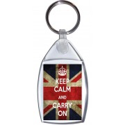 Keep Calm and Carry On - Keyring
