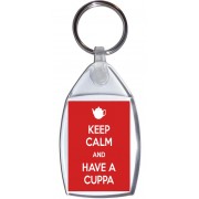 Keep Calm and Have a Cuppa - Keyring