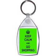 Keep Calm and Go Shopping - Keyring