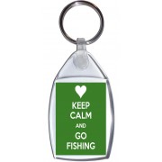 Keep Calm and Go Fishing - Keyring