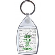 Keep Calm and Go Fishing - Keyring
