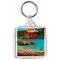 Keep Calm and Love Spain - Square Keyring