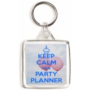 Keep Calm I'm a Party Planner - Square Keyring